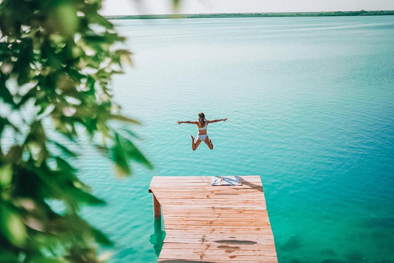 Hotel Awazul Bacalar Eksteriør billede